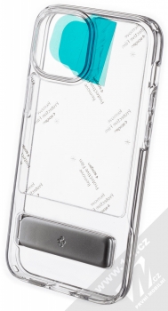 Spigen Slim Armor Essential S odolný ochranný kryt se stojánkem pro Apple iPhone 13 mini průhledná (crystal clear)