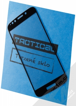 Tactical Tempered Glass ochranné tvrzené sklo na kompletní displej pro Moto E5 Play černá (black)