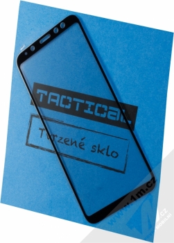Tactical Tempered Glass ochranné tvrzené sklo na kompletní displej pro Samsung Galaxy A6 (2018) černá (black)