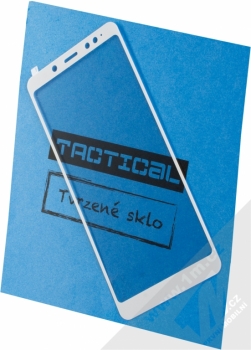 Tactical Tempered Glass ochranné tvrzené sklo na kompletní displej pro Xiaomi Redmi Note 5 bílá (white)