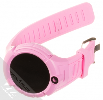Tortoyo A17 Kids Smart Watch dětské chytré hodinky s GPS lokalizací růžová (pink) rozepnuté