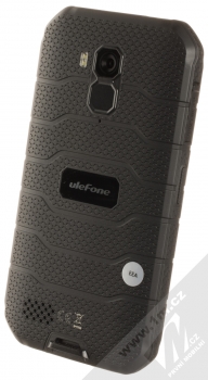 Ulefone Armor X7 Pro černá (black) šikmo zezadu