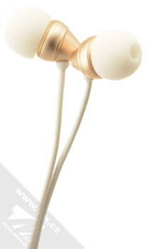 USAMS Ereno sluchátka s mikrofonem a ovladačem zlatá (gold) sluchátka