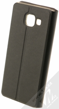 USAMS Muge flipové pouzdro pro Samsung Galaxy A3 (2016) černá (black) zezadu