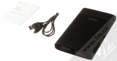 Vinsic VSPB303 Quick Charge Power Bank záložní zdroj 20000mAh s Qualcomm Quick Charge 3.0 technologií černá (black) balení