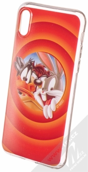 Warner Bros Looney Tunes 002 TPU ochranný silikonový kryt s motivem pro Apple iPhone X červená (red)