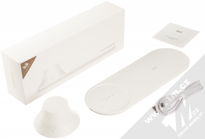 Xiaomi Yeelight Wireless Charging Pad podložka pro bezdrátové nabíjení s odnímatelnou svítilnou (YLYD04YI) bílá (white) balení
