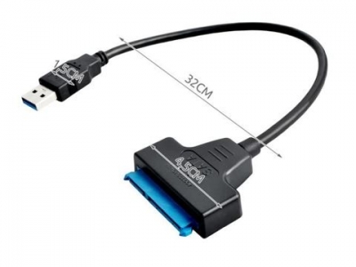 1Mcz VL-191U3 adaptér USB na SATA 3.0 černá (black) rozměry