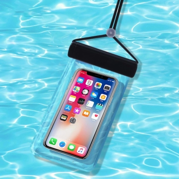 1Mcz Waterproof Bag IPX8 voděodolné pouzdro pro mobilní telefon do 7,2 palců (WN-01B) černá (black)