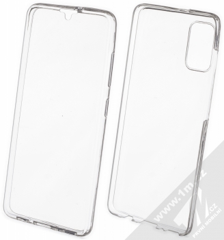 1Mcz  360 Ultra Slim sada ochranných krytů pro Samsung Galaxy A41 průhledná (transparent)