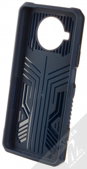 1Mcz Armor Clip-On odolný ochranný kryt s kovovým klipem pro Xiaomi Mi 10T Lite 5G tmavě modrá černá (dark blue black) zepředu