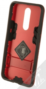 1Mcz Armor Prop odolný ochranný kryt se stojánkem pro Xiaomi Redmi 8, Redmi 8A červená (red) zepředu