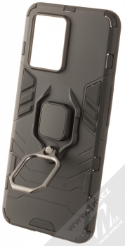1Mcz Armor Ring odolný ochranný kryt s držákem na prst pro Realme 9 4G, Realme 9 Pro Plus černá (black) držák