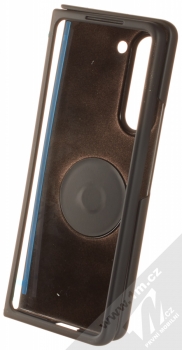 1Mcz Armor Ring odolný ochranný kryt s držákem na prst pro Samsung Galaxy Z Fold5 černá (black) komplet