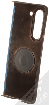 1Mcz Armor Ring odolný ochranný kryt s držákem na prst pro Samsung Galaxy Z Fold5 černá (black) zadní kryt zepředu