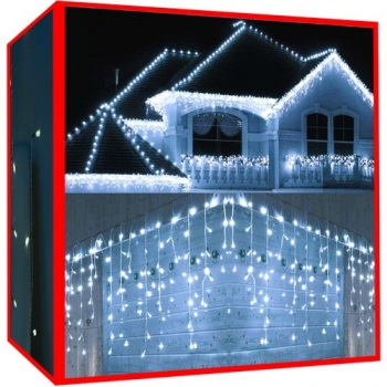 1Mcz BLF-300TIC LED vánoční osvětlení do sítě s motivem Rampouchy studená bílá (cold white)
