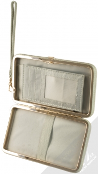 1Mcz Butterflyone Wallet peněženka světle šedá (light grey) otevřené