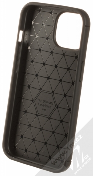 1Mcz Carbon Premium TPU ochranný kryt pro Apple iPhone 15 černá (black) zepředu