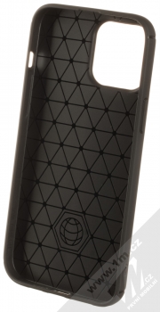 1Mcz Carbon TPU ochranný kryt pro Apple iPhone 13 Pro Max černá (black) zepředu
