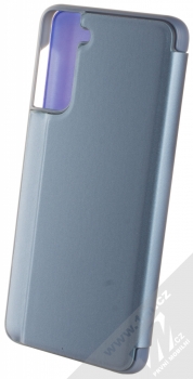 1Mcz Clear View flipové pouzdro pro Samsung Galaxy S21 Plus modrá (blue) zezadu