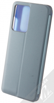 1Mcz Clear View flipové pouzdro pro Xiaomi Redmi Note 12 Pro 5G, Poco X5 Pro modrá (blue) zezadu