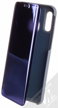 1Mcz Clear View flipové pouzdro pro Samsung Galaxy A40 modrá (blue)