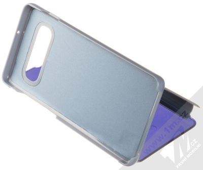 1Mcz Clear View flipové pouzdro pro Samsung Galaxy S10 Plus modrá (blue) stojánek