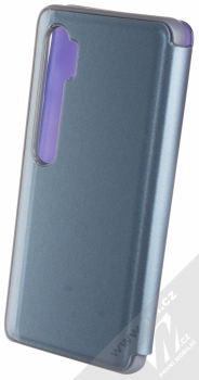 1Mcz Clear View flipové pouzdro pro Xiaomi Mi Note 10 Lite modrá (blue) zezadu