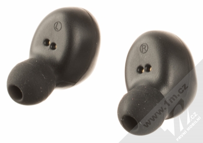 1Mcz F9 TWS Bluetooth stereo sluchátka s powerbankou 2000mAh černá (black) zezadu