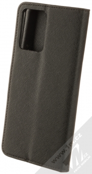 1Mcz Fancy Book flipové pouzdro pro Xiaomi Redmi Note 12 5G, Poco X5 černá (black) zezadu