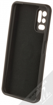 1Mcz Grip Ring ochranný kryt s držákem na prst pro Xiaomi Redmi Note 10 5G, Poco M3 Pro černá (black) zepředu