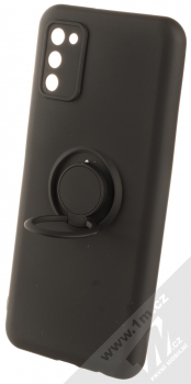 1Mcz Grip Ring Skinny ochranný kryt s držákem na prst pro Samsung Galaxy A03s černá (black) držák
