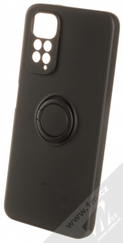 1Mcz Grip Ring Skinny ochranný kryt s držákem na prst pro Xiaomi Redmi Note 11 (Global version), Note 11S (Global version) černá (black)
