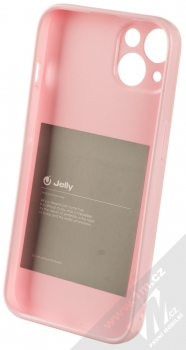 1Mcz Jelly Skinny TPU ochranný kryt pro Apple iPhone 13 sytě růžová (hot pink) zepředu