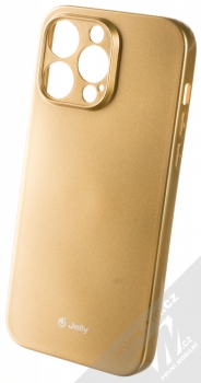 1Mcz Jelly Skinny TPU ochranný kryt pro Apple iPhone 14 Pro Max zlatá (gold)