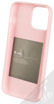1Mcz Jelly TPU ochranný kryt pro Apple iPhone 13 Pro Max světle růžová (light pink) zepředu