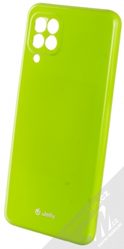 1Mcz Jelly TPU ochranný kryt pro Samsung Galaxy A22 limetkově zelená (lime green)