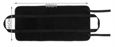 1Mcz Látková taška na dřevo černá (black)