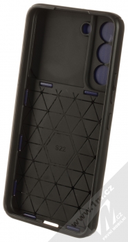 1Mcz Lens Ring odolný ochranný kryt pro Samsung Galaxy S22 5G tmavě modrá černá (navy blue black) zepředu