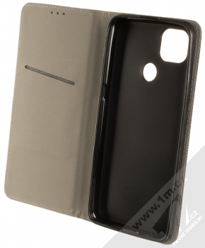 1Mcz Magnet Book Color flipové pouzdro pro Moto G9 Power černá (black) otevřené