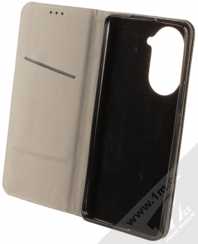 1Mcz Magnet Book Color flipové pouzdro pro Huawei Nova 10 Pro černá (black) otevřené