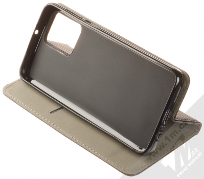 1Mcz Magnet Book Color flipové pouzdro pro Motorola Moto G54 černá (black) stojánek