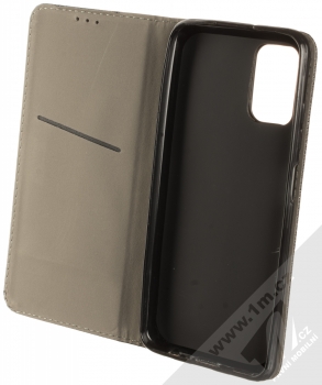 1Mcz Magnet Book Color flipové pouzdro pro Samsung Galaxy A03s černá (black) otevřené