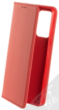 1Mcz Magnet Book Color flipové pouzdro pro Samsung Galaxy A52, Galaxy A52 5G červená (red)