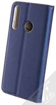 1Mcz Magnet Book flipové pouzdro pro Huawei P40 Lite E tmavě modrá (dark blue) zezadu