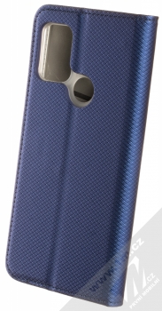 1Mcz Magnet Book flipové pouzdro pro Motorola Moto G10, Moto G10 Power, Moto G20, Moto G30 tmavě modrá (dark blue) zezadu