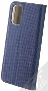 1Mcz Magnet Book flipové pouzdro pro Motorola Moto E32, Moto E32s, Moto G22 4G tmavě modrá (dark blue) zezadu