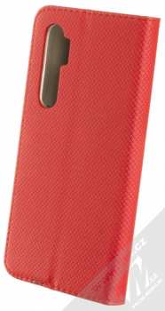 1Mcz Magnet Book flipové pouzdro pro Xiaomi Mi Note 10 Lite červená (red) zezadu