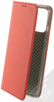 1Mcz Magnet Book flipové pouzdro pro Xiaomi Redmi 10C, Redmi 10 Power, Poco C40 červená (red)