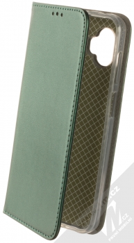 1Mcz Magnetic Book flipové pouzdro pro Samsung Galaxy XCover6 Pro tmavě zelená (dark green)